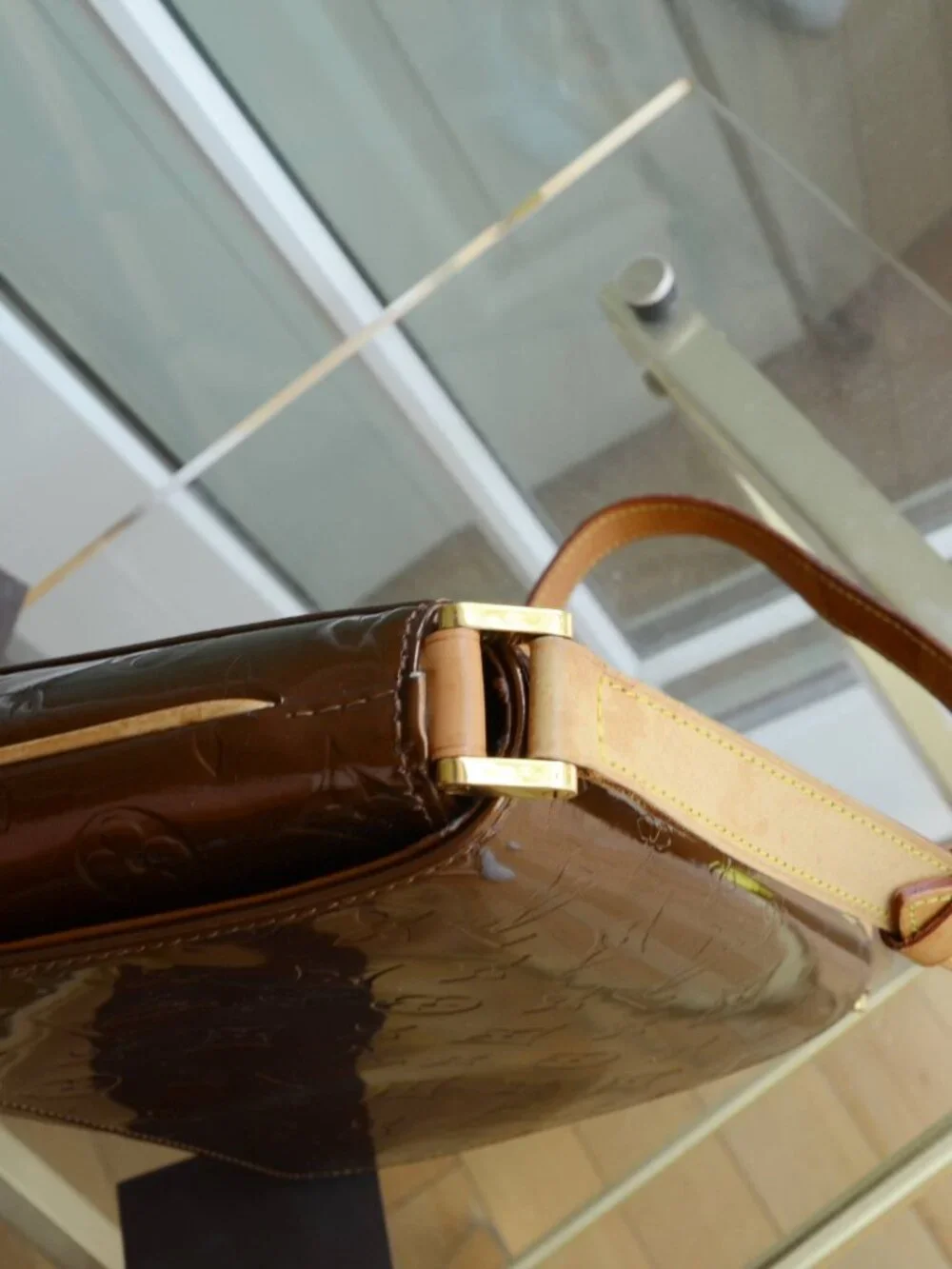 Louis Vuitton Vernis Thompson Street Bronze